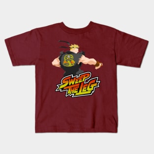 sweep the leg - cobra kai Kids T-Shirt